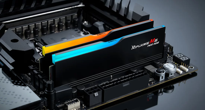 Pamięć RAM G.Skill DDR5-6000 32768MB PC5-48000 (Kit of 2x16384MB) Ripjaws M5 Neo RGB (F5-6000J3636F16GX2-RM5NRK) - obraz 5