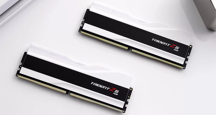 Оперативна памʼять G.Skill DDR5-6400 32768MB PC5-51200 (Kit of 2x16384MB) Trident Z5 RGB White (F5-6400J3239G16GX2-TZ5RW) - зображення 5