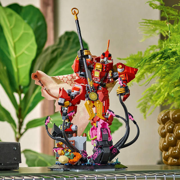 Klocki konstrukcyjne LEGO Ninjago Legends Mech ognistego rycerza 996 elementów (71846) - obraz 12