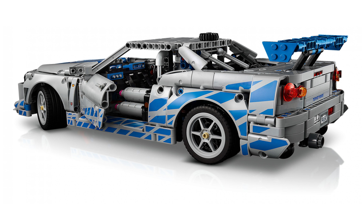 Конструктор LEGO Technic Автомобіль Nissan Skyline GT-R (R34) Подвійний форсаж 1410 елементів (42210) - зображення 6