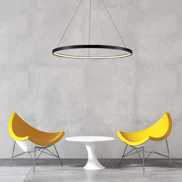 Підвісний світильник Light Prestige Ring Black (LP-909/1P S BK CCT) - зображення 2