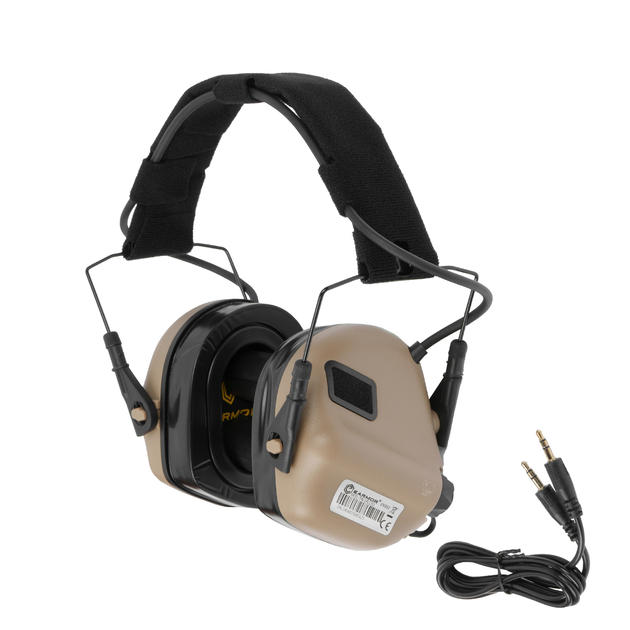 Активные защитные наушники Earmor M31 Plus Койот (Kali) - изображение 2