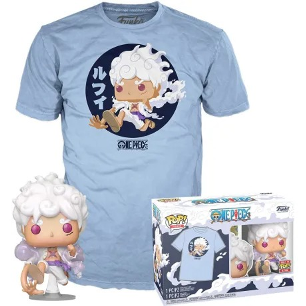 Набір Funko POP&TEE: OP - фігурка Luffy Fifth Gear + футболка розмір XL (84281) (0889698842815) - зображення 1