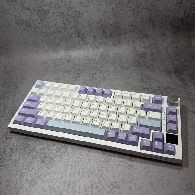 Клавіатура механічна бездротова Ajazz Ak820 PRO Purple з RGB та підтримкою HOT SWAP - изображение 1