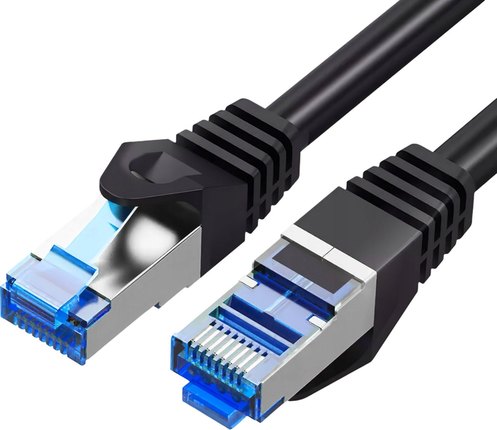 Патч-корд Montis Cat 6a S/FTP 25 m Black (MT116-25) - зображення 1
