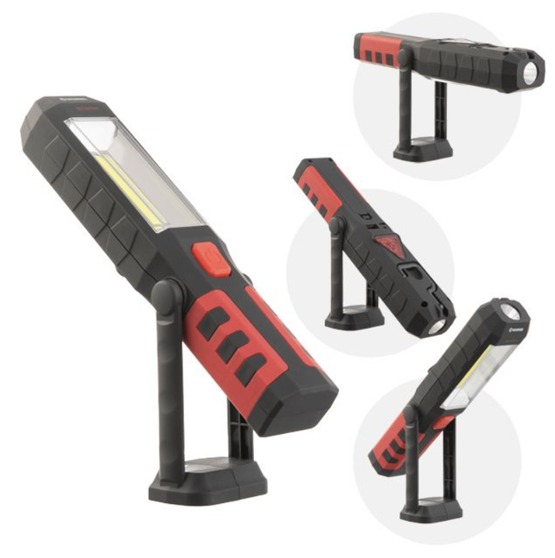 Фонарь магнитный Intertool-Storm 1+3Вт x 200Лм x 1500мAч 3 (LB-0145) - изображение 2