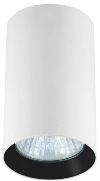 Lampa tuba Light Prestige Manacor 9 cm 1 x GU10 biało - czarna (LP-232/1D - 90 WH/BK) - obraz 1