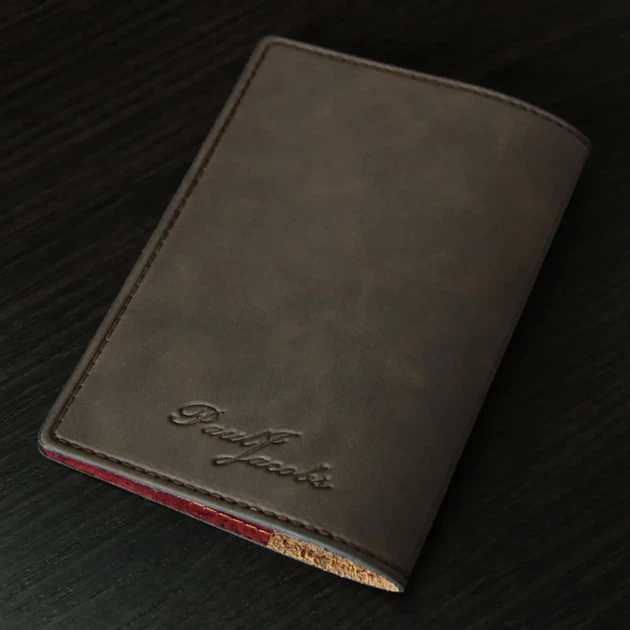 Обкладинка для паспорта Paul Jacobs Passport Еко-шкіра Коричнева (113157) - зображення 2