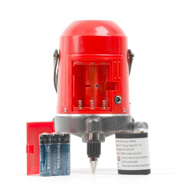 Уровень лазерный Intertool 2 лазерные головки (MT-3009) зарядка + переходник под Micro USB - Фото 3 Уровень лазерный Intertool 2 лазерные головки (MT-3009) зарядка + переходник под Micro USB - изображение 3