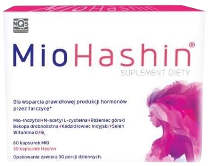Дієтична добавка NutroPharma MioHashin 30 + 60 капсул (5907513003823) - зображення 1