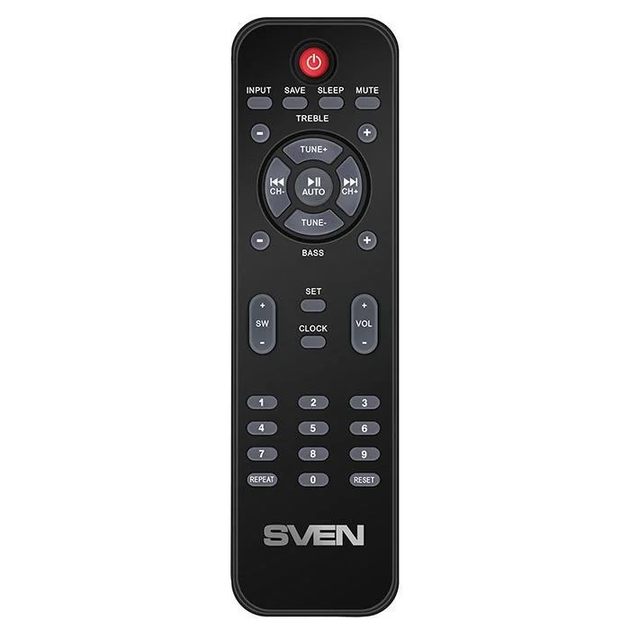 Аудиосистема 2.1 Sven MS-2050, 55 Вт, LED-дисплей, FM-радио, Bluetooth, пульт дистанционного управления, черная - изображение 6