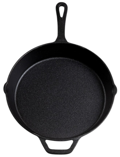 Patelnia Homla Andreas żeliwna Czarna 26 cm (5906496744181) - obraz 2
