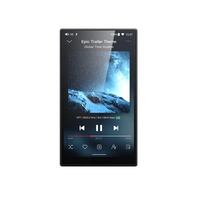 FiiO JM21 Black – Премиальный Hi-Res аудиоплеер с двойным CS43198 и LDAC на Android 13 - изображение 3