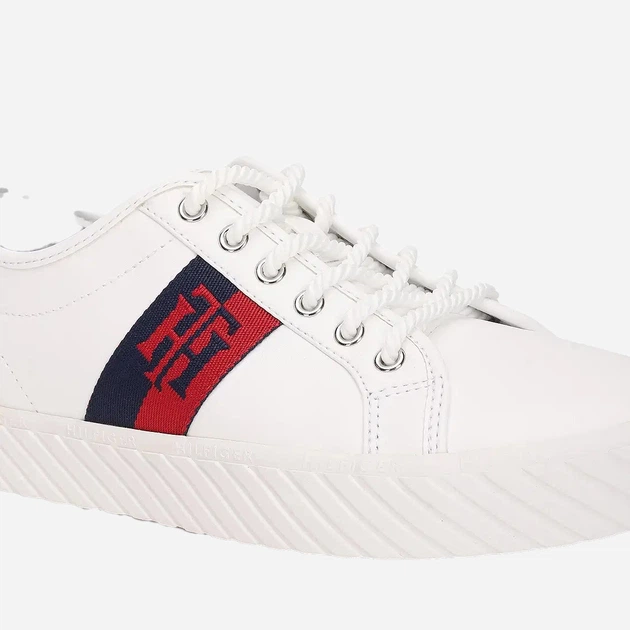 Женские кеды низкие Tommy Hilfiger 278699765 43 Белые (1159837229) - Фото 7 Женские кеды низкие Tommy Hilfiger 278699765 43 Белые (1159837229) - изображение 7