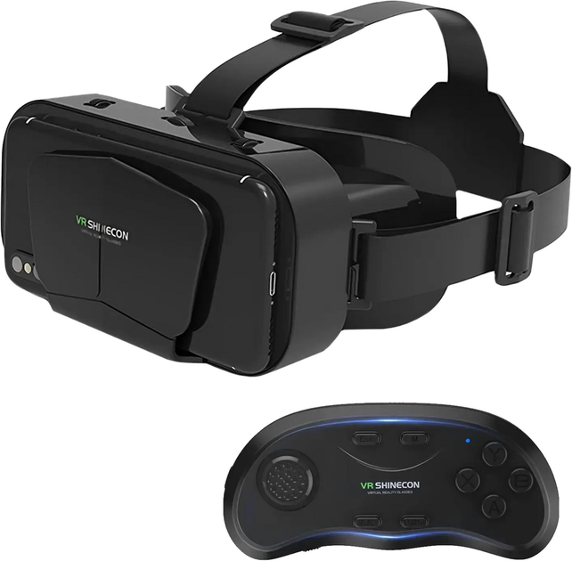 Окуляри віртуальної реальності Shinecon SC-G10-Box + Джойстик Shinecon SC-B01 (SC-G10+SC-B01) - зображення 1
