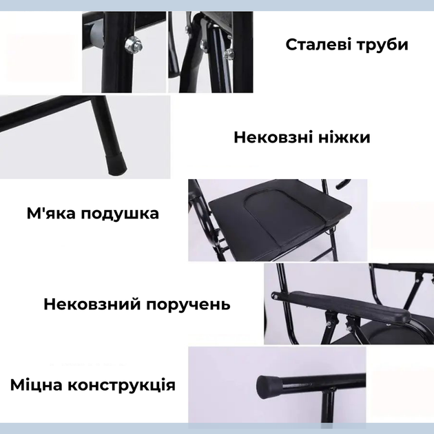 Стул-туалет AIRM HEALTH с санитарным оборудованием - изображение 6