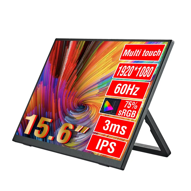 Портативний монітор Anmite A156W03 black 15.6' 1920x1080 60 Гц - Фото 1 Портативний монітор Anmite A156W03 black 15.6' 1920x1080 60 Гц - изображение 1