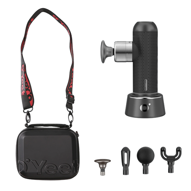 Масажер перкусійний ручний для тіла Oyeet Nex mini MG-M1 gray UA - изображение 7