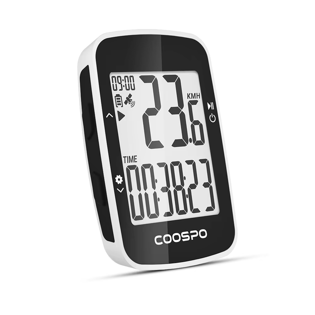 Велокомп'ютер Coospo BC26 GPS white - Фото 1 Велокомп'ютер Coospo BC26 GPS white - изображение 1