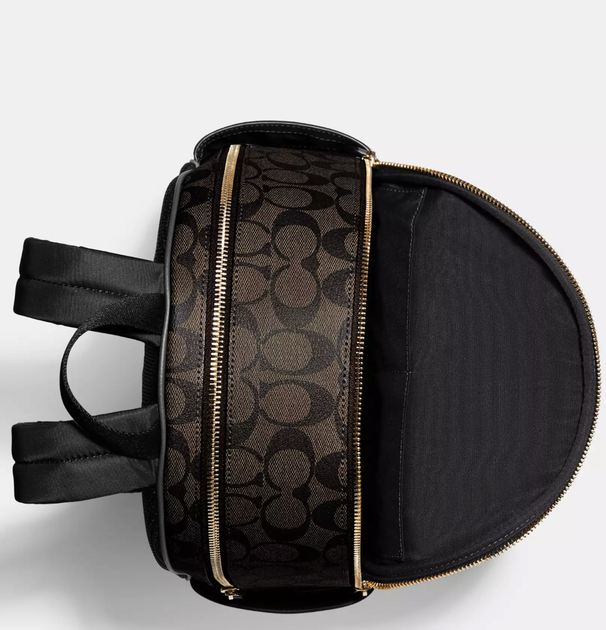 Рюкзак Coach Court Backpack Brown Black. (373) - Фото 4 Рюкзак Coach Court Backpack Brown Black. (373) - зображення 4