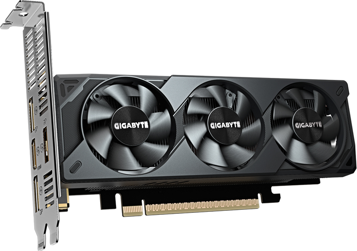 Karta graficzna Gigabyte PCI-Ex GeForce RTX 5060 OC Low Profile 8G 8GB GDDR7 (128bit) (2512/28000) (HDMI, 3 x DisplayPort) (GV-N5060OC-8GL) - obraz 3