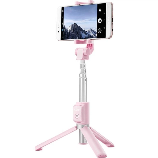 Селфи палиця бездротовий монопод-штатив Huawei Ho№r Selfie Stick Tripod AF15 для смартфонів (Рожева) - изображение 2