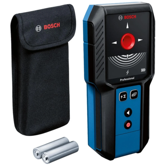 Детектор прихованої проводки металу (металодетектор) Bosch GMS 120-27 : 120мм глибина пошуку (0601081700) - Фото 1 Детектор прихованої проводки металу (металодетектор) Bosch GMS 120-27 : 120мм глибина пошуку (0601081700) - зображення 1