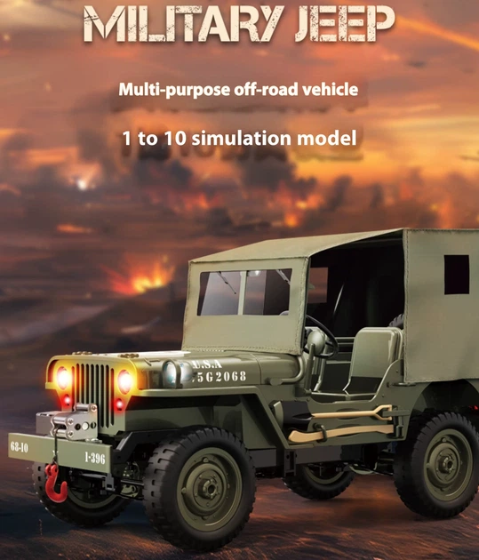 Машинка на радіокеруванні JJRC C8815 Jeep Willys – фото, отзывы
