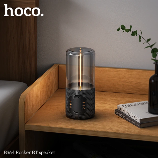 Портативна колонка HOCO BS64 Rocker BT speaker Gray (6942007636575) - изображение 4