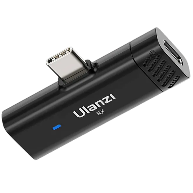 Приймач додатковий для бездротового мікрофона Ulanzi HM2301 Wireless Lavalier Microphone(Only receiver) (A007 HM2301) (A007) - Фото 3 Приймач додатковий для бездротового мікрофона Ulanzi HM2301 Wireless Lavalier Microphone(Only receiver) (A007 HM2301) (A007) - изображение 3