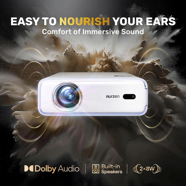 Проектор Aurzen EAZZE D1 Full HD Wi-Fi Bluetooth Smart TV – фото