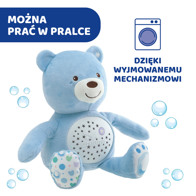Нічник проектор Chicco First Dreams Ведмедик Синій (8058664060368) - зображення 3