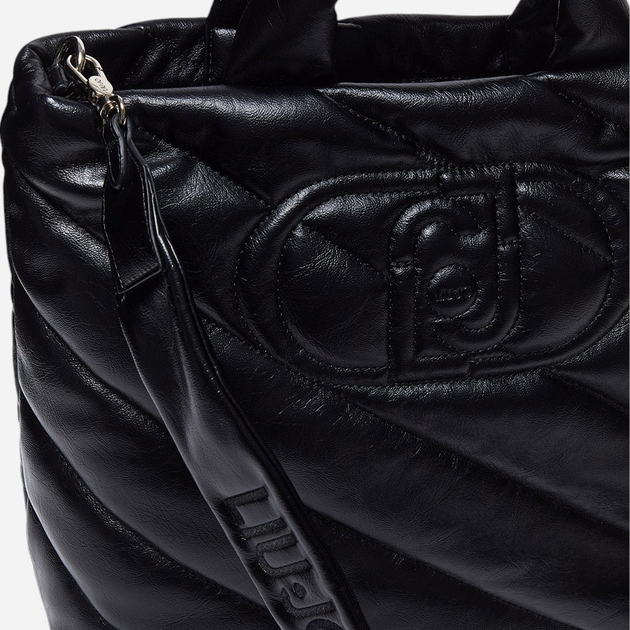 Torebka shopper damska duża Liu Jo AF4139E0022-22222 Czarna - obraz 5