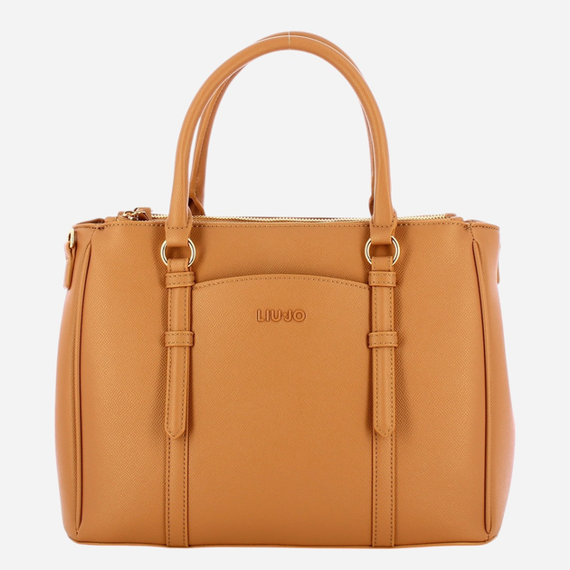 Torebka shopper damska mała Liu Jo AF4153E0087-S3138 Brązowa - obraz 4