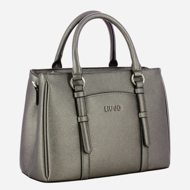 Torebka shopper damska mała Liu Jo AF4154E0087-04020 Szara - obraz 3