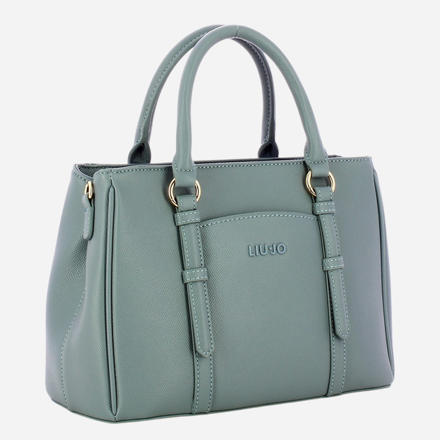 Torebka shopper damska mała Liu Jo AF4154E0087-X0581 Turkusowa - obraz 3