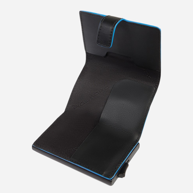 Etui na karty męskie skórzane Piquadro PP5649S138R/N Czarne - obraz 2