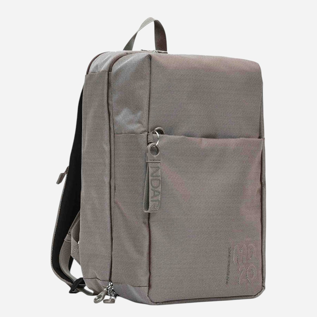 Plecak podróżny damski Mandarina Duck P10QMT45-09K Ciemnobeżowy - obraz 3