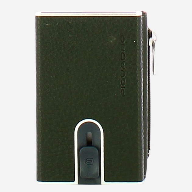 Картхолдер чоловічий Piquadro PP5585MOSR/VE3 Зелений (800070342432) - зображення 1
