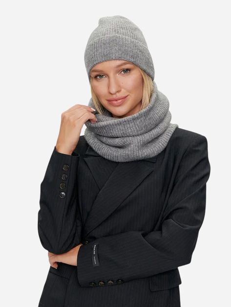 Komplet damski (czapka + komin) Liu Jo 2F4030M0300-06188 Szary - obraz 2