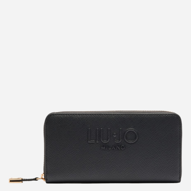 Гаманець жіночий зі штучної шкіри для карток Liu Jo AA5155E0087-22222 Чорний (800070335773) - зображення 1