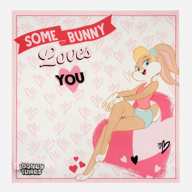 Хустка жіноча Braccialini Looney Tunes LTFR05-XX-001 Біла (800070338757) - зображення 2
