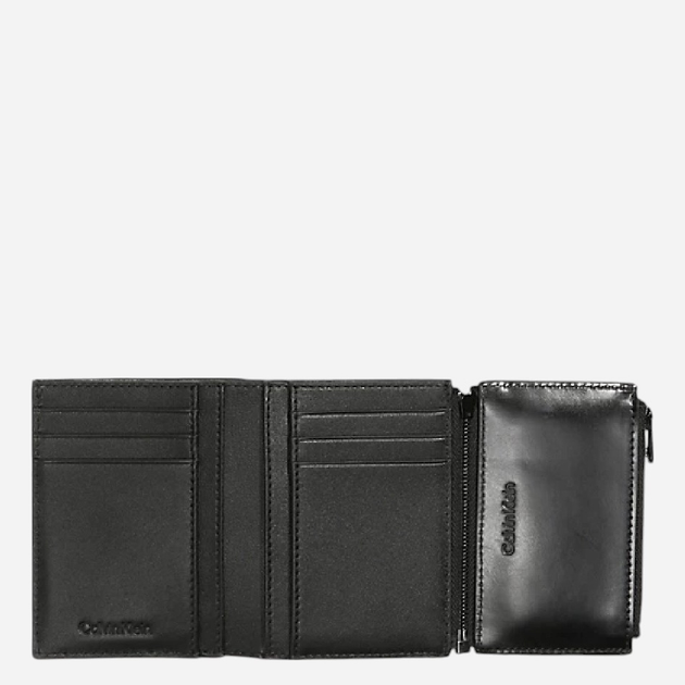 Portfel męski skórzany Calvin Klein K50K510300-BAX Czarny - obraz 3