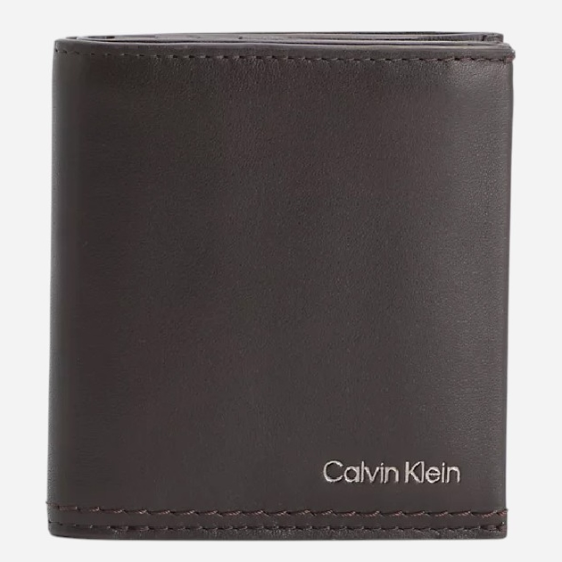 Portfel męski skórzany Calvin Klein K50K510324-GE7 Brązowy - obraz 1