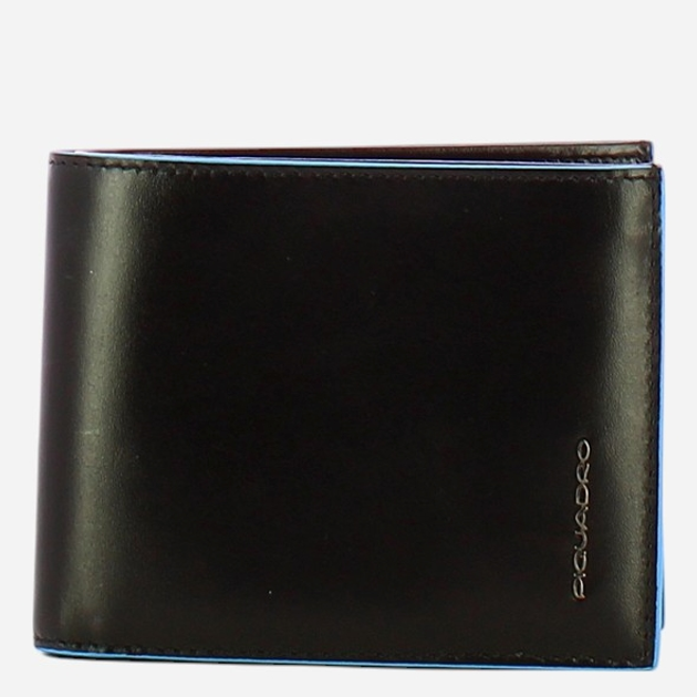 Portfel męski skórzany Piquadro PU1240B2R/N Czarny - obraz 1