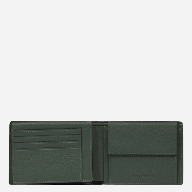 Portfel męski skórzany Piquadro PU1392S135R/VE Zielony - obraz 4
