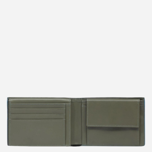 Portfel męski skórzany Piquadro PU1392S138R/VE Oliwkowy - obraz 3