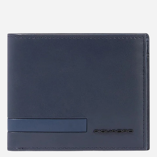Portfel męski skórzany Piquadro PU4188S133R/BLU Niebieski - obraz 1