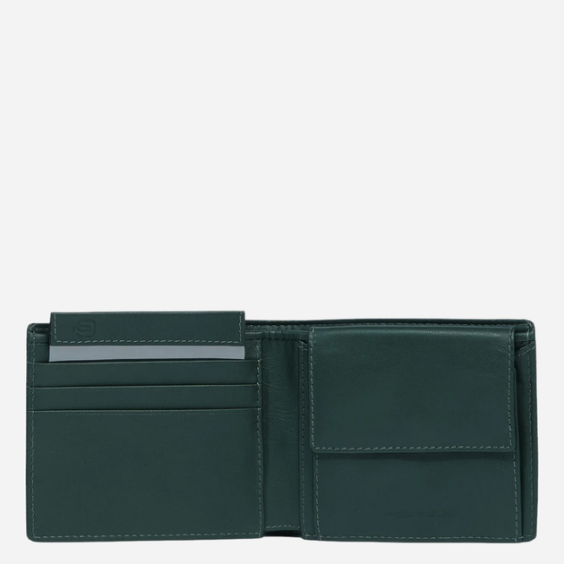 Portfel męski na karty Piquadro PU4188S137R/VE Zielony - obraz 3
