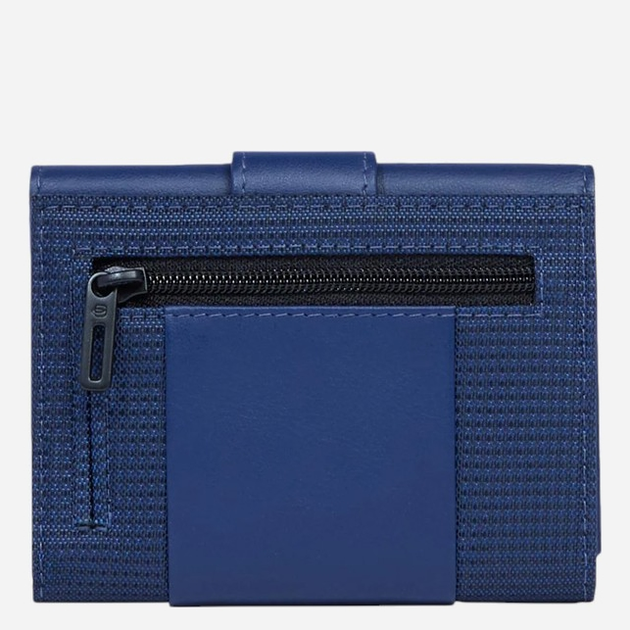Портмоне чоловіче тканинне для карток Piquadro PU5957S137R/BLU Синє (800070334782) - зображення 2